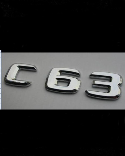 BỘ LOGO MER C63 CHẤT LIỆU NHỰA